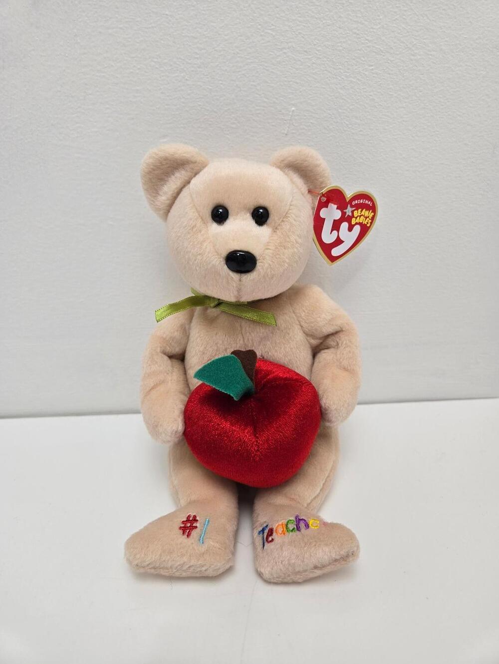 Ty Beanie Baby Bear “#1 Teacher”! (8.5 inch)
